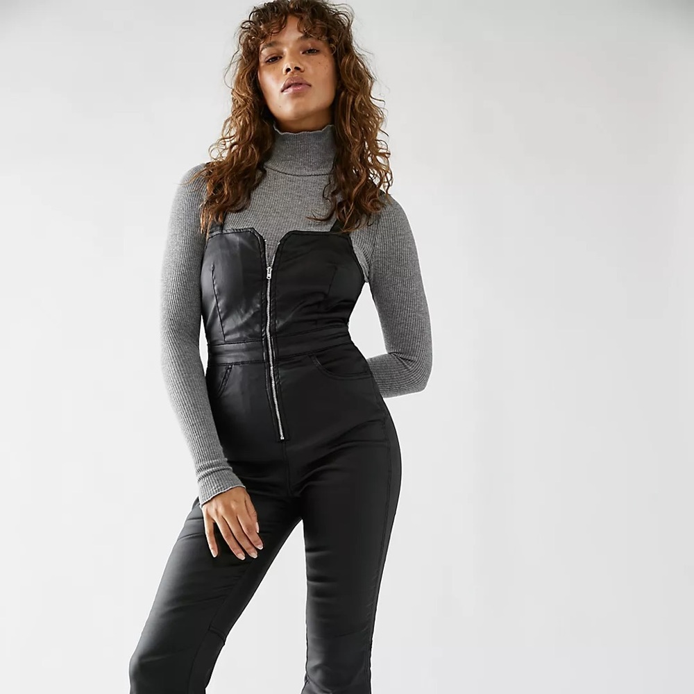 Free People X We The Free CRVY 2nd Ave Coated One-Piece SZ 8  Curvy
